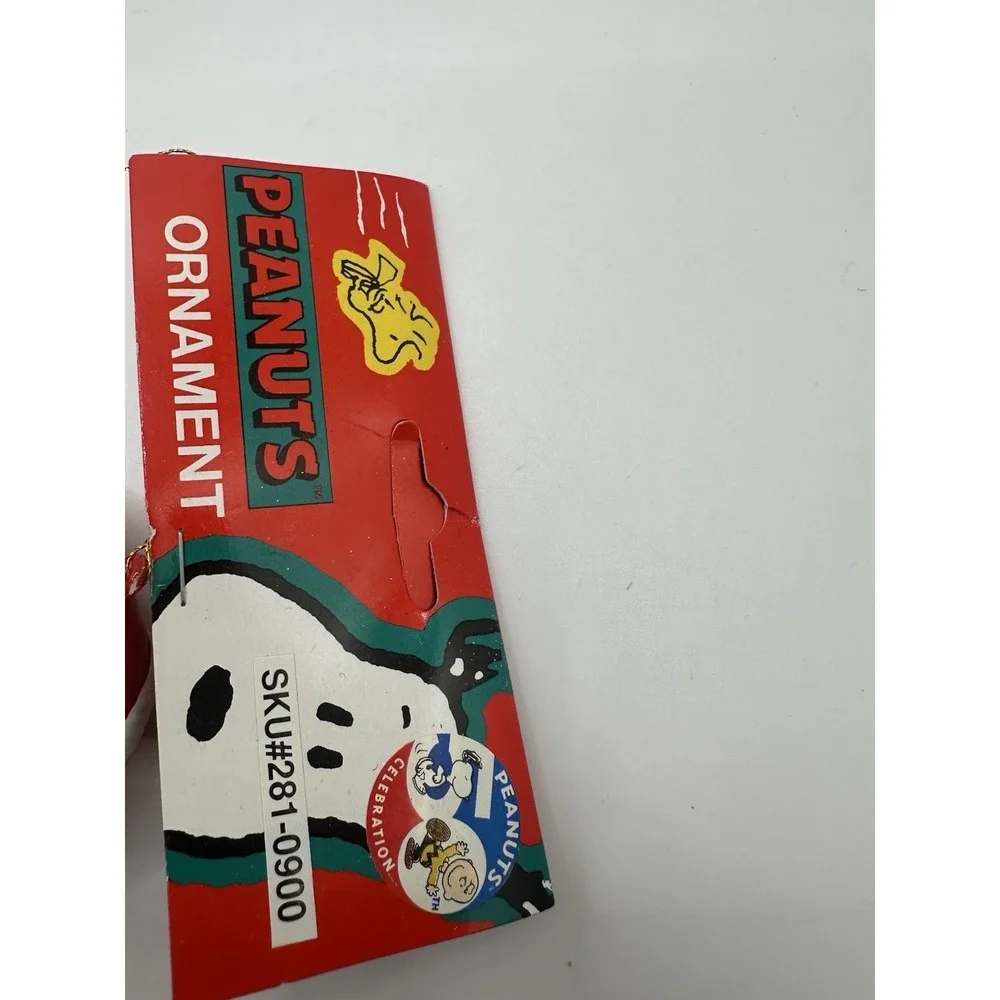 PEANUTS Kurt Adler 1990s Christmas Ornaments lot - Charlie Brown Lucy Snoopy‎